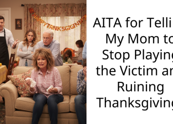 AITA for Telling My Mom to Stop Playing the Victim and Ruining Thanksgiving?