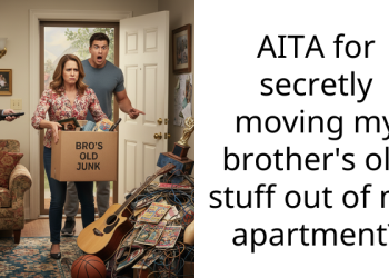 AITA for secretly moving my brother’s old stuff out of my apartment?