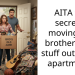 AITA for secretly moving my brother’s old stuff out of my apartment?