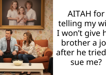 AITAH for telling my wife I won’t give her brother a job after he tried to sue me?