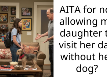 AITA for not allowing my daughter to visit her dad without her dog?