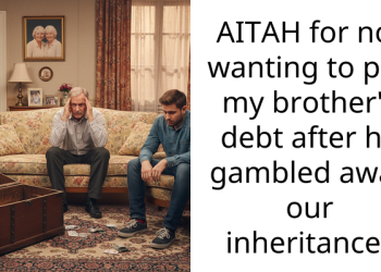 AITAH for not wanting to pay my brother’s debt after he gambled away our inheritance?