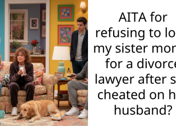 AITA for refusing to loan my sister money for a divorce lawyer after she cheated on her husband?