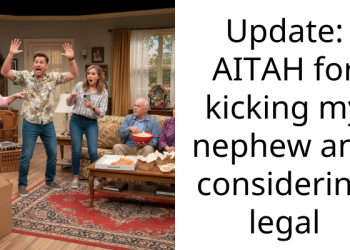 Update: AITAH for kicking my nephew and considering legal