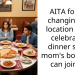 AITA for not changing the location of my celebration dinner so my mom’s boyfriend can join us?
