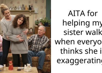AITA for helping my sister walk when everyone thinks she is exaggerating?