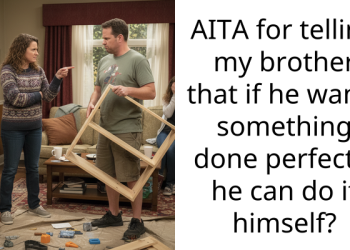 AITA for telling my brother that if he wants something done perfectly he can do it himself?