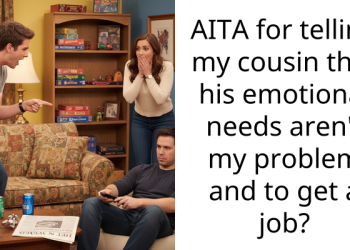 AITA for telling my cousin that his emotional needs aren’t my problem and to get a job?