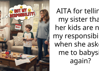AITA for telling my sister that her kids are not my responsibility when she asked me to babysit again?