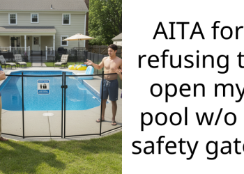 AITA for refusing to open my pool w/o a safety gate?