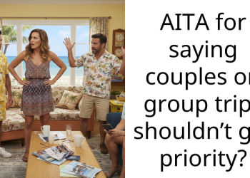 AITA for saying couples on group trips shouldn’t get priority?