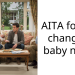AITA for not changing baby name