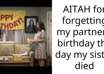 AITAH for forgetting my partner’s birthday the day my sister died