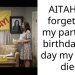 AITAH for forgetting my partner’s birthday the day my sister died