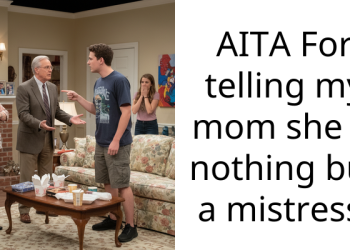 AITA For telling my mom she is nothing but a mistress.