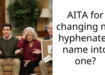 AITA for changing my hyphenated name into one?
