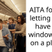AITA for not letting a kid have my window seat on a plane?