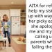 AITA for refusing to help my sister come up with ways to feed her picky eater until she apologizes to me and my wife for calling us bad parents who were failing their kids?