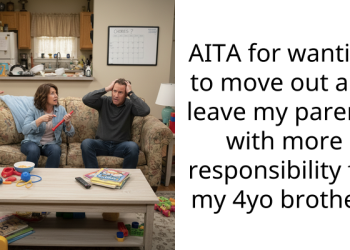 AITA for wanting to move out and leave my parents with more responsibility for my 4yo brother?
