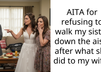 AITA for refusing to walk my sister down the aisle after what she did to my wife?