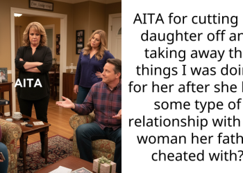 AITA for cutting his daughter off and taking away the things I was doing for her after she had some type of relationship with the woman her father cheated with?