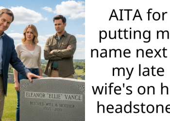 My parents are furious I put my name on my late wife’s headstone, saying it ruins my future