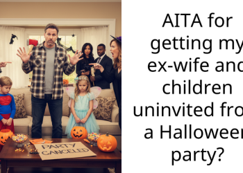 AITA for getting my ex-wife and children uninvited from a Halloween party?