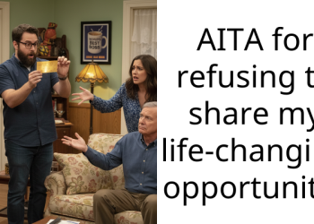 AITA for refusing to share my life-changing opportunity?