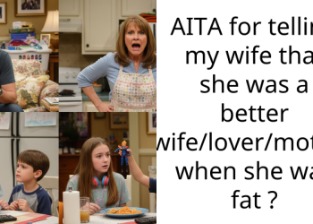 AITA for telling my wife that she was a better wife/lover/mother when she was fat ?