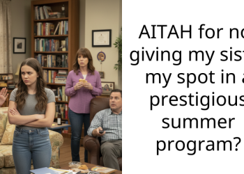 AITAH for not giving my sister my spot in a prestigious summer program?