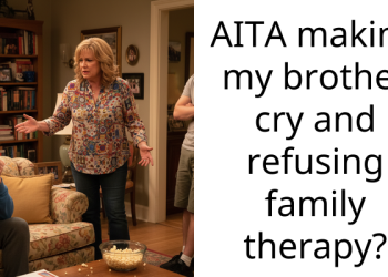 AITA making my brother cry and refusing family therapy?