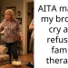 AITA making my brother cry and refusing family therapy?