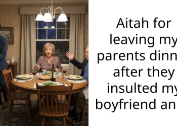 Aitah for leaving my parents dinner after they insulted my boyfriend and I