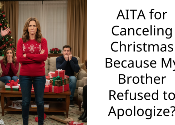 AITA for Canceling Christmas Because My Brother Refused to Apologize?