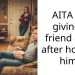 AITA for giving a friend a bill after hosting him?