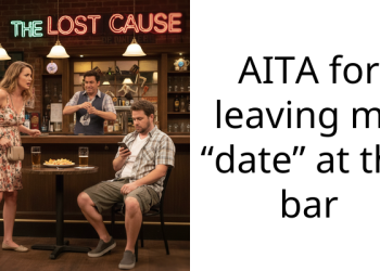 AITA for leaving my “date” at the bar