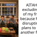 AITAH for excluding one of my friends because he kept disrupting my plans to set up another friend?