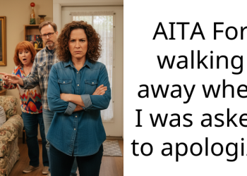 AITA For walking away when I was asked to apologize