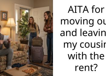 AITA for moving out and leaving my cousin with the rent?