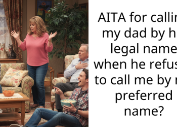 AITA for calling my dad by his legal name when he refuses to call me by my preferred name?