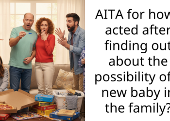 AITA for how i acted after finding out about the possibility of a new baby in the family?