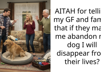 AITAH for telling my GF and family that if they make me abandon my dog I will disappear from their lives?