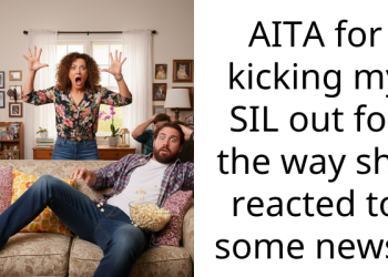 AITA for kicking my SIL out for the way she reacted to some news?