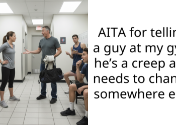AITA for telling a guy at my gym he’s a creep and needs to change somewhere else