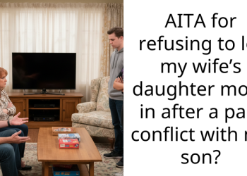 AITA for refusing to let my wife’s daughter move in after a past conflict with my son?