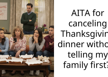 AITA for canceling Thanksgiving dinner without telling my family first?