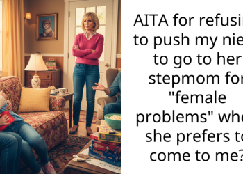 AITA for refusing to push my niece to go to her stepmom for “female problems” when she prefers to come to me?