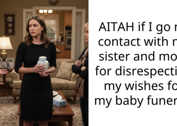 AITAH if I go no contact with my sister and mom for disrespecting my wishes for my baby funeral?
