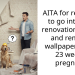 AITA for refusing to go into our renovation house and remove wallpaper while 23 weeks pregnant