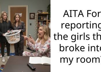 AITA For reporting the girls that broke into my room?